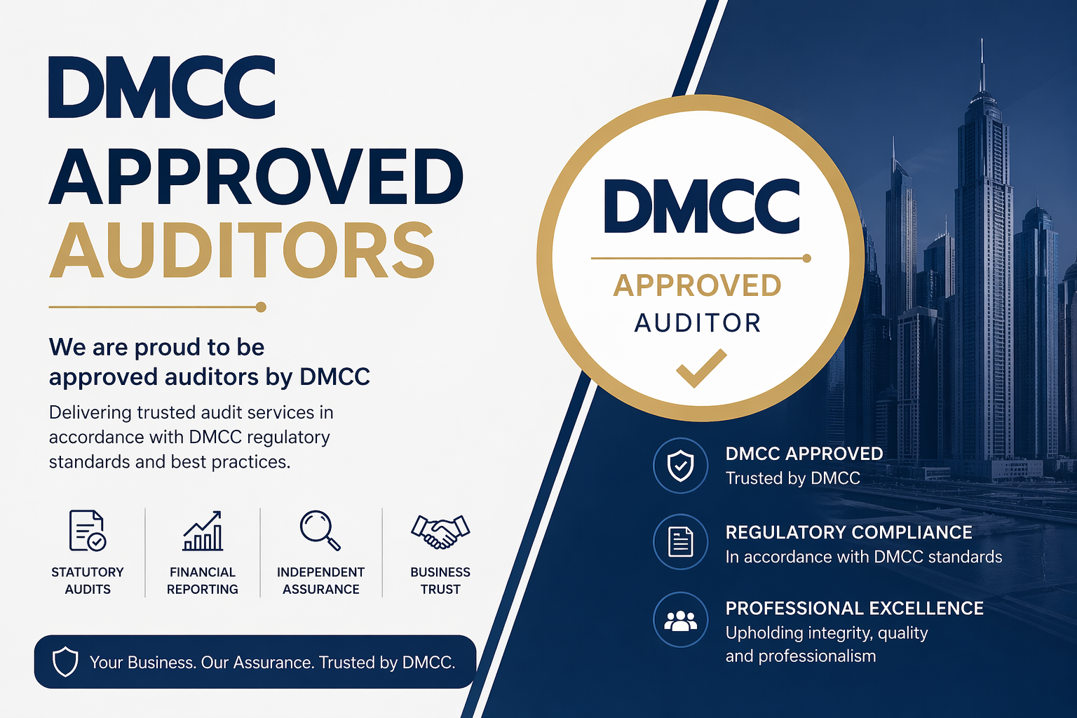 Financial compliance review by DMCC approved audit firm in Dubai